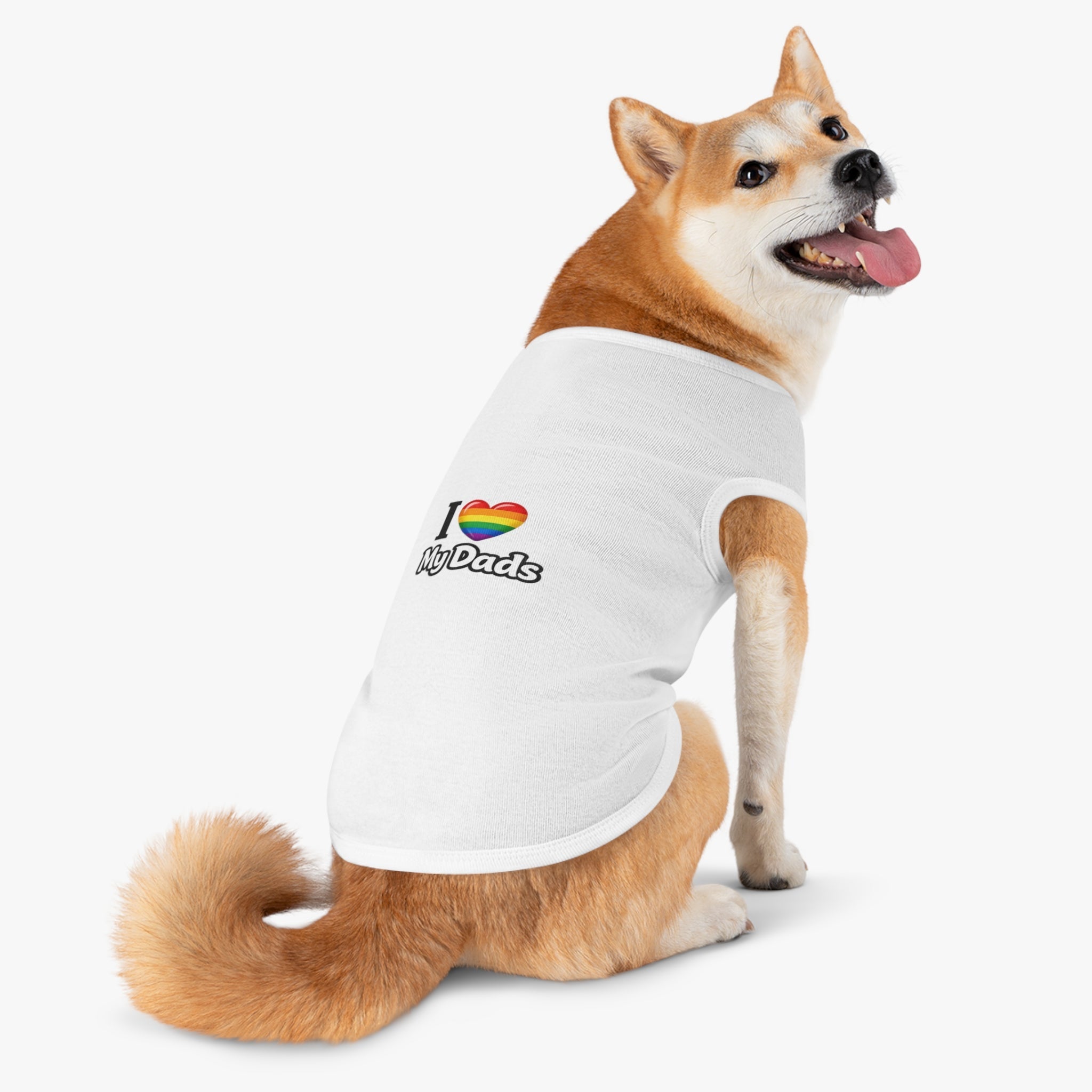 I Love My Dads Pet Tank Top