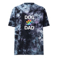 Pride Dog Dad Oversized Tie-dye T-shirt
